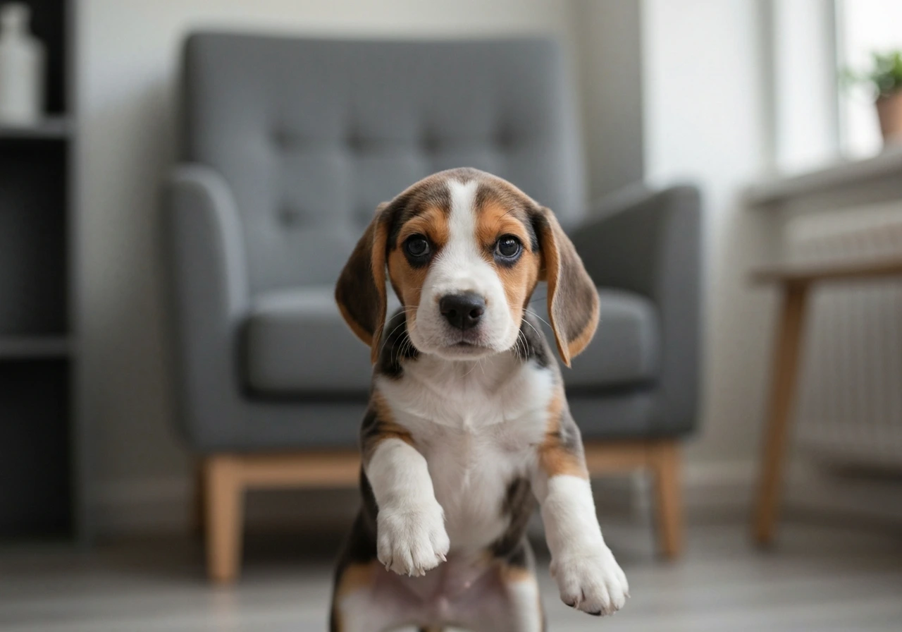 Chiot Beagle adorable