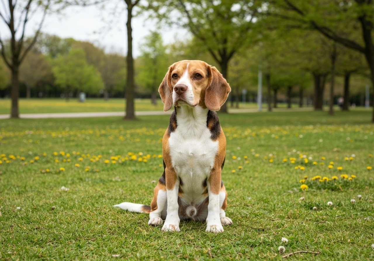 Beagle en situation