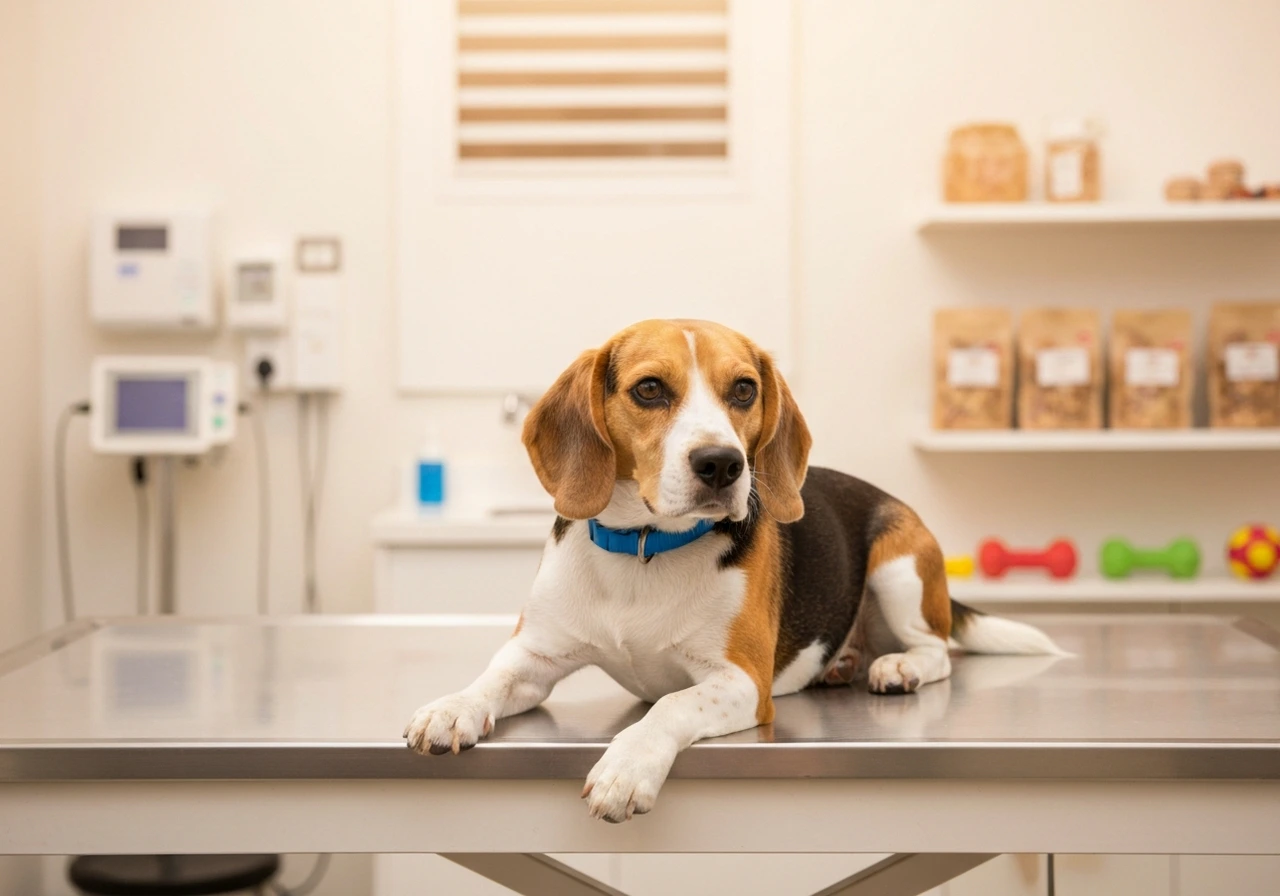 Examen de santé du Beagle